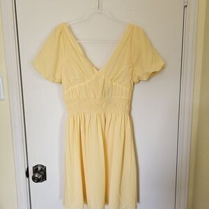 Elegant Yellow Dress